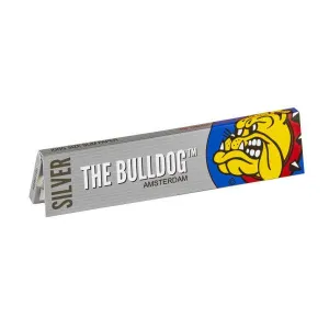 The Bulldog King Size Slim Silver Rolling Papers