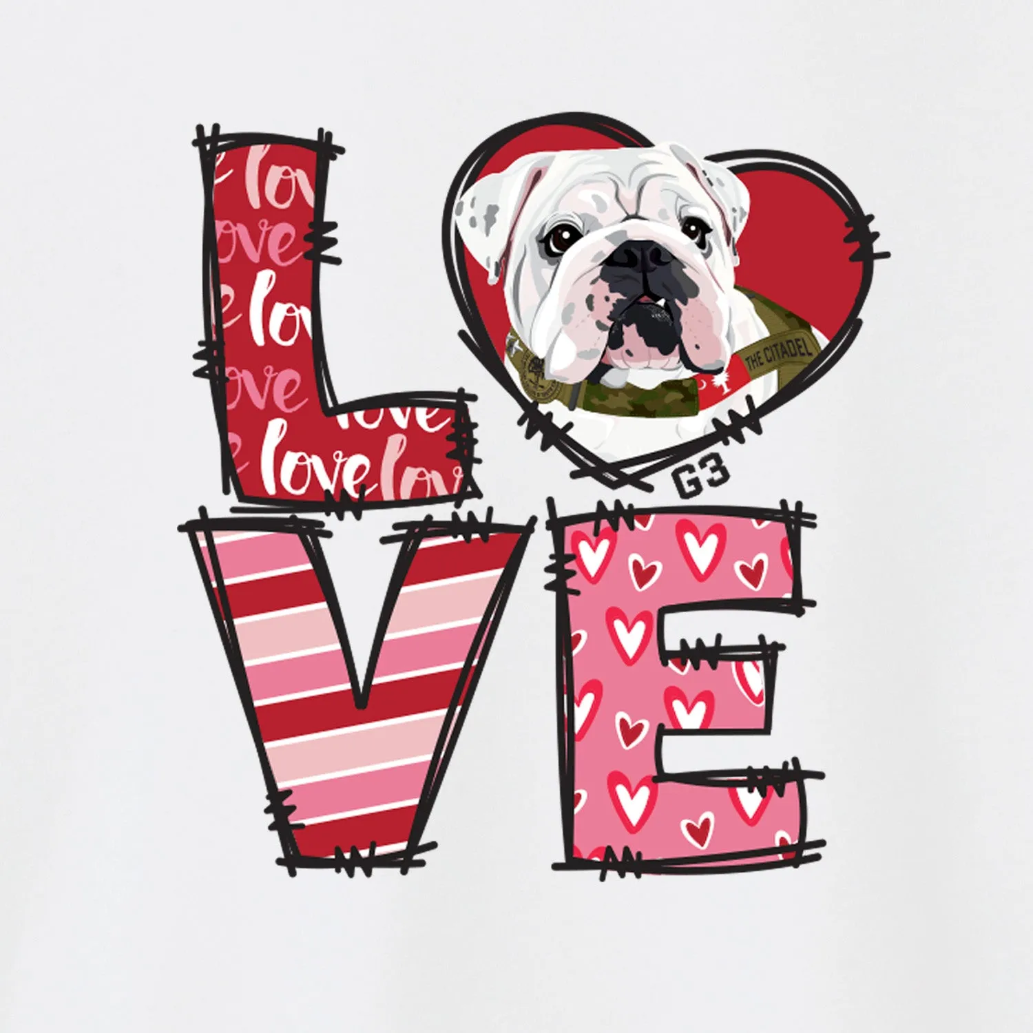 The Citadel, LOVE G3 Women’s Slouchy Tee Shirt