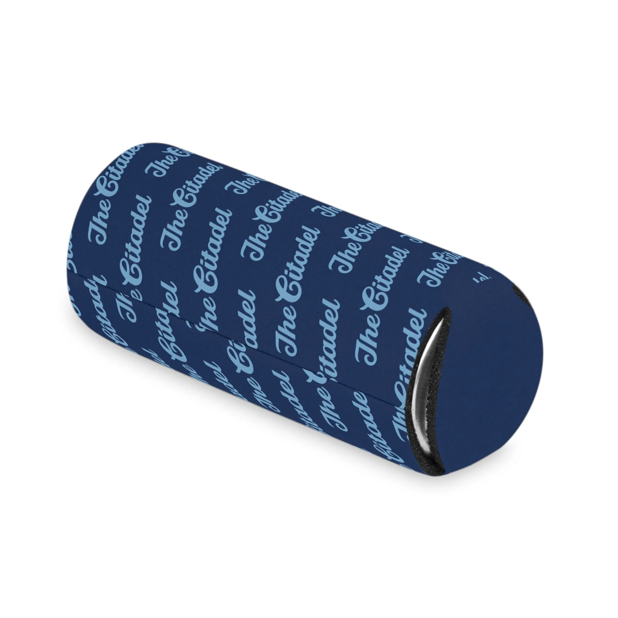 The Citadel Script Pattern Can Cooler