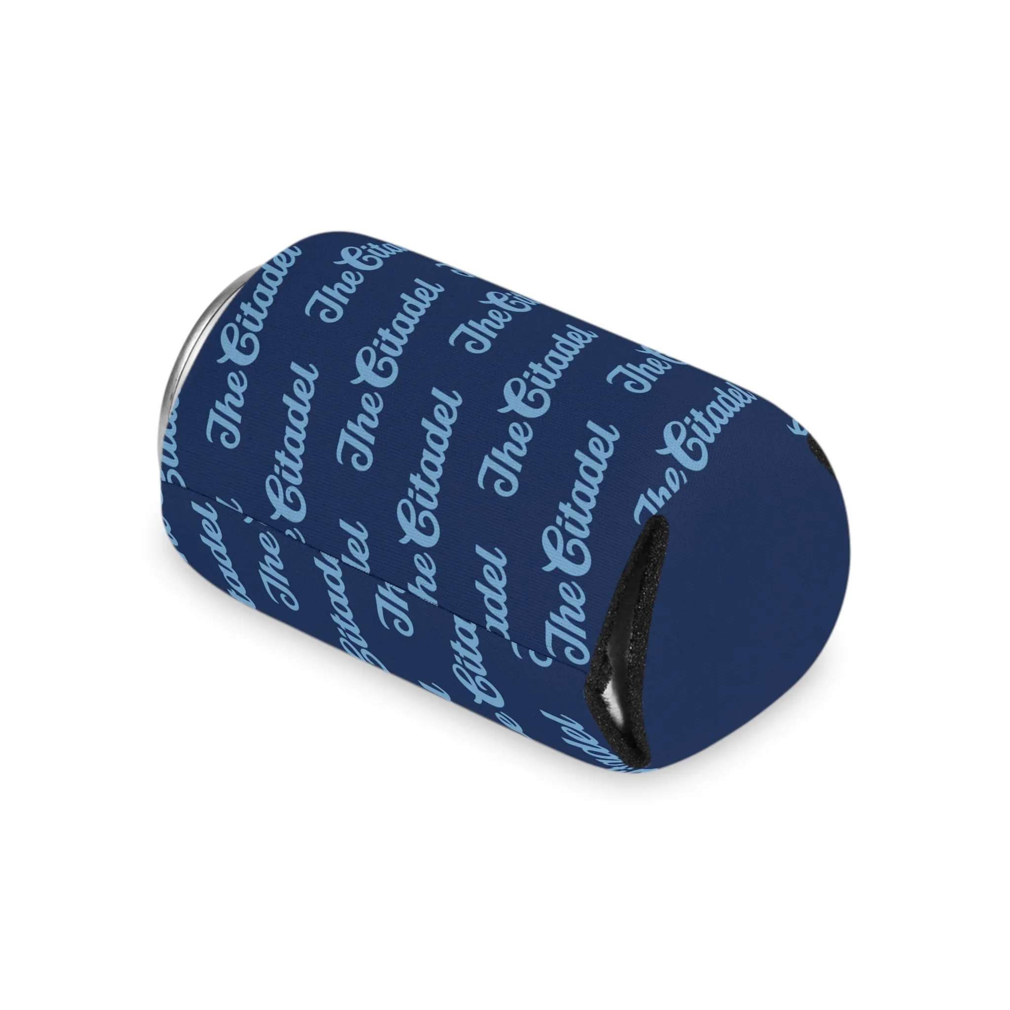 The Citadel Script Pattern Can Cooler