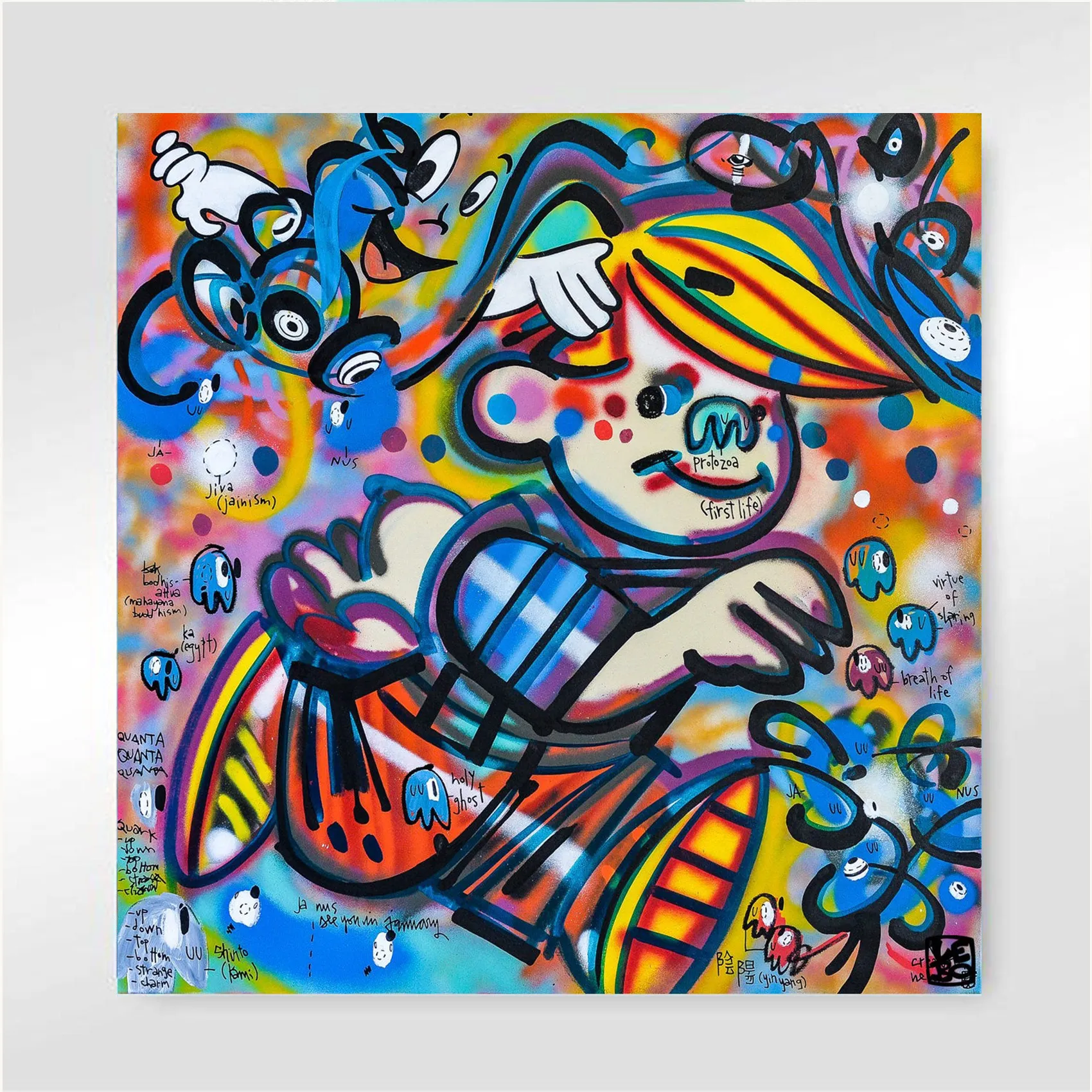 The Virtues Of Sharing  - Lebo Brushed Aluminum Art Bond