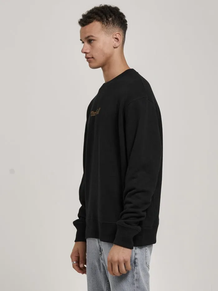 Thrills Workwear Embro Oversize Fit Crew