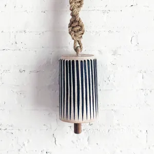 Thrown Bell Tall Twist: Stripes Indigo