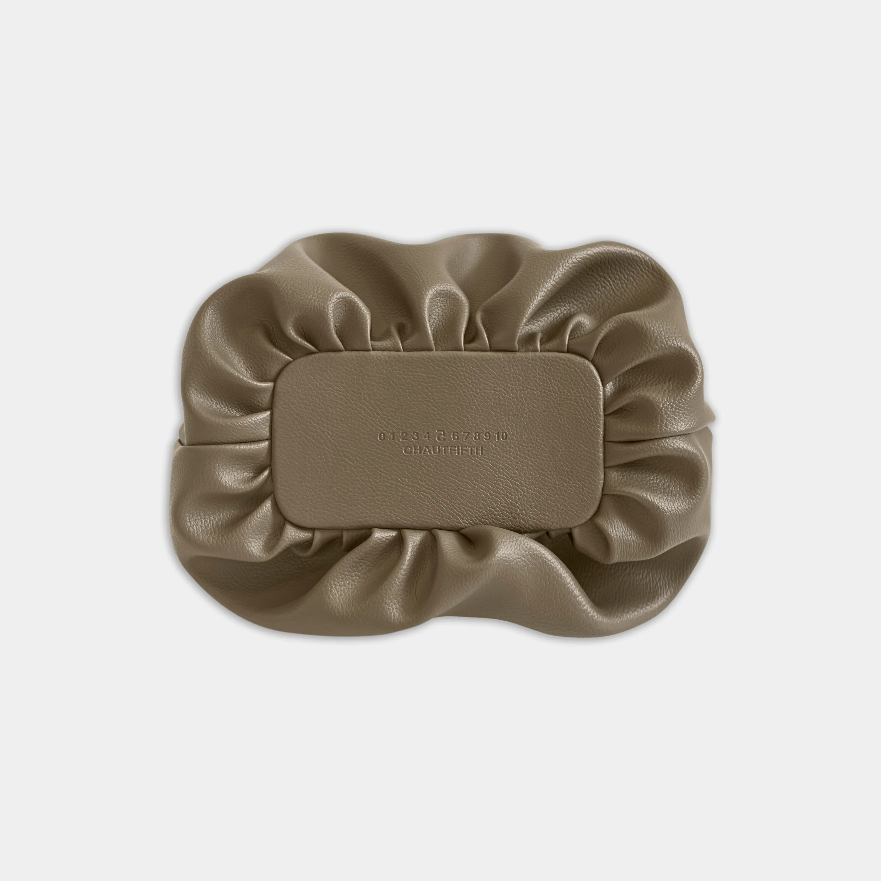 Túi xách Flower M (Medium) 2 DÂY màu Beige tối