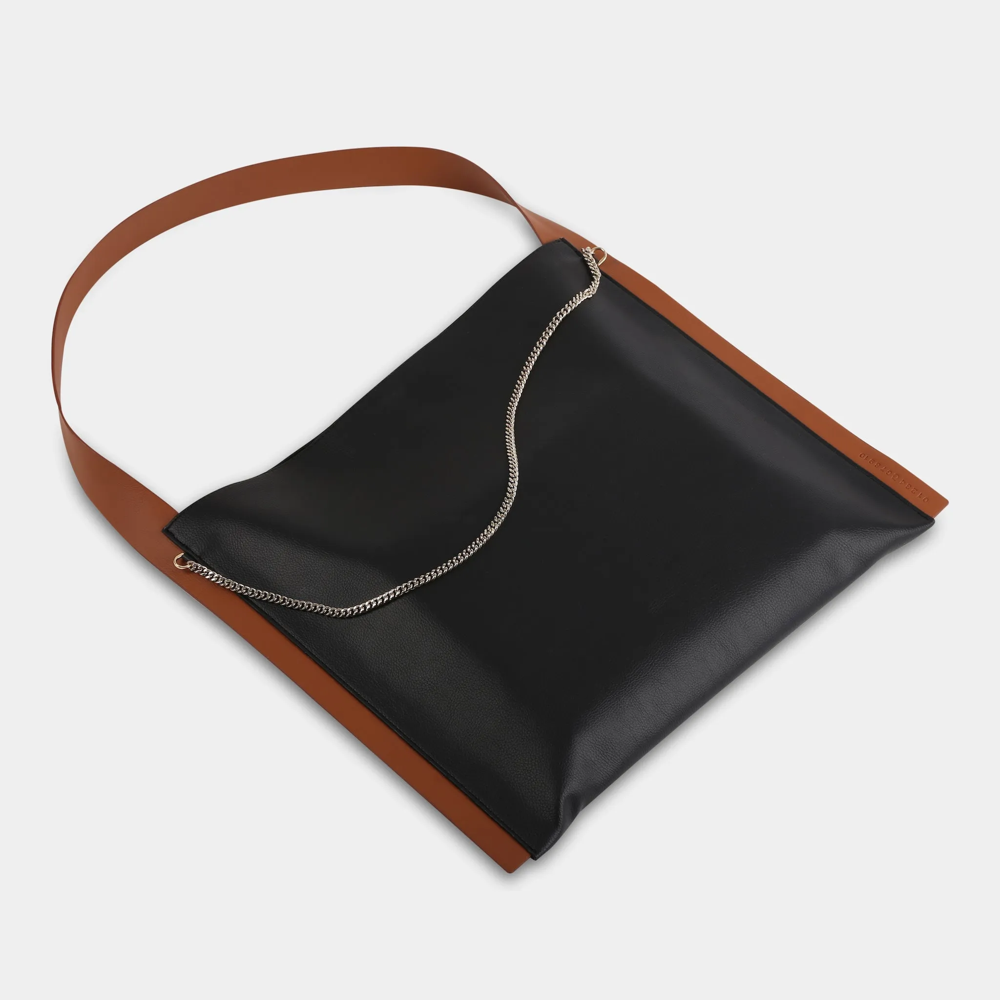 Túi xách PAPER TOTE màu nâu đỏ