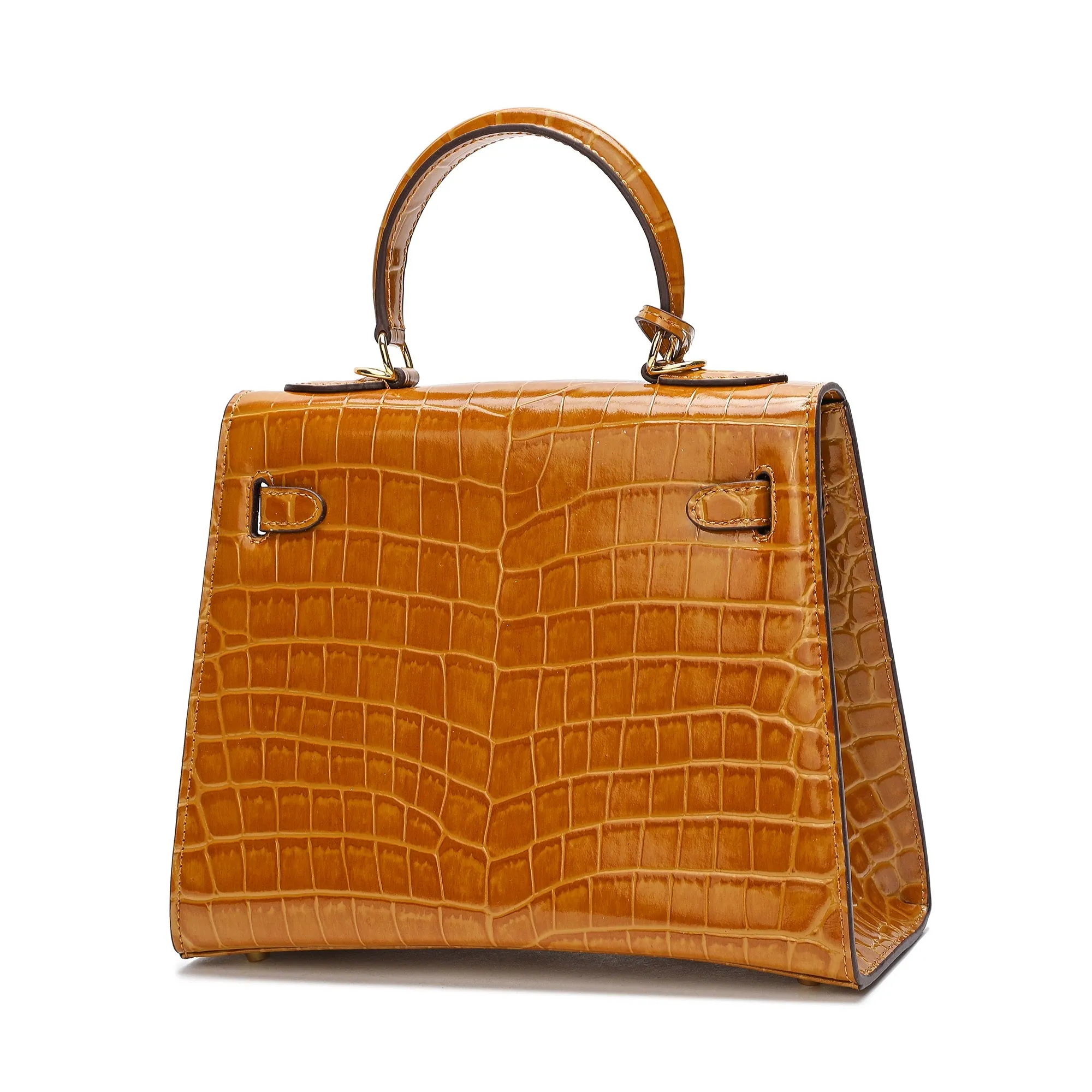 Tiffany & Fred Alligator Embossed Leather Grace Satchel