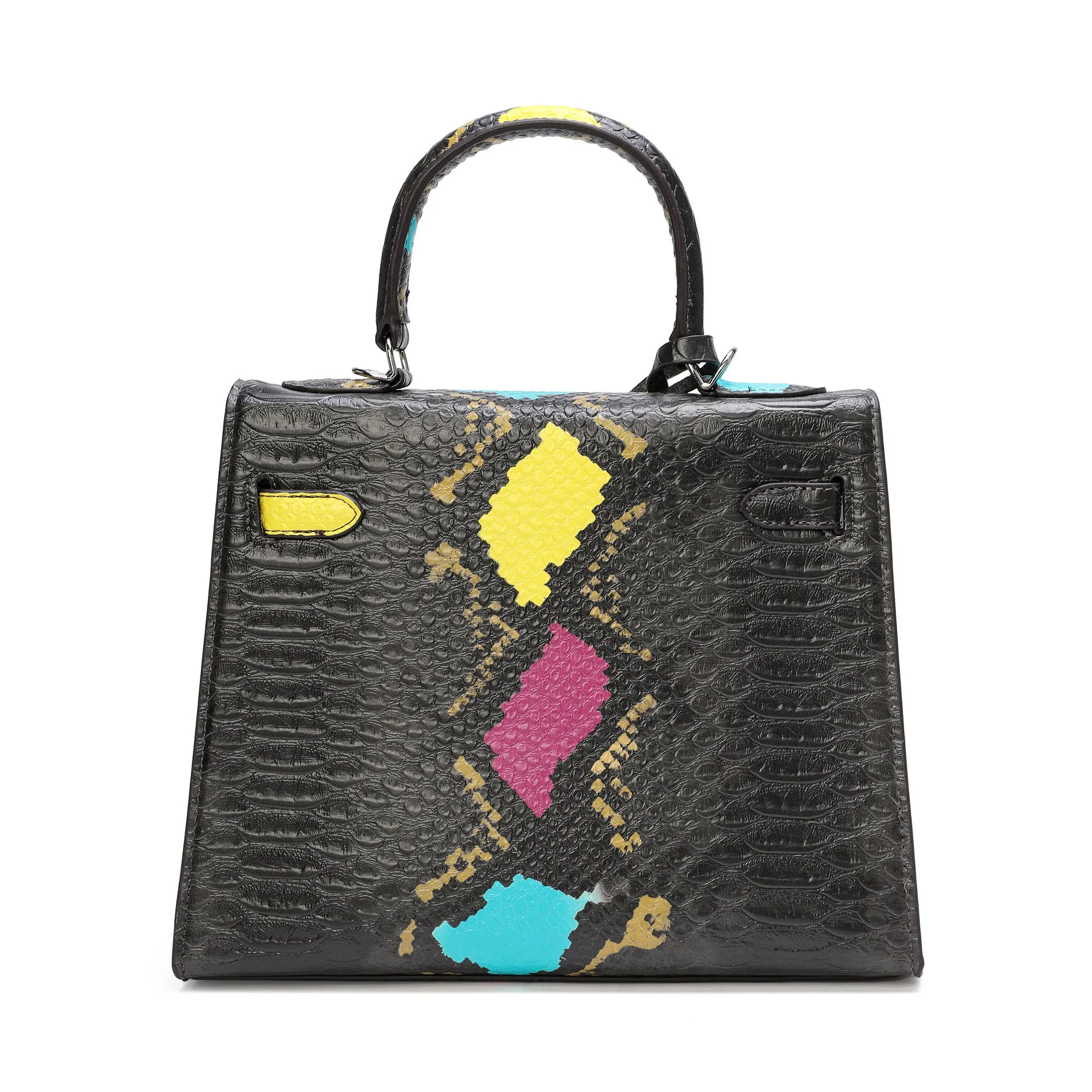 Tiffany & Fred Alligator Embossed Leather Grace Satchel