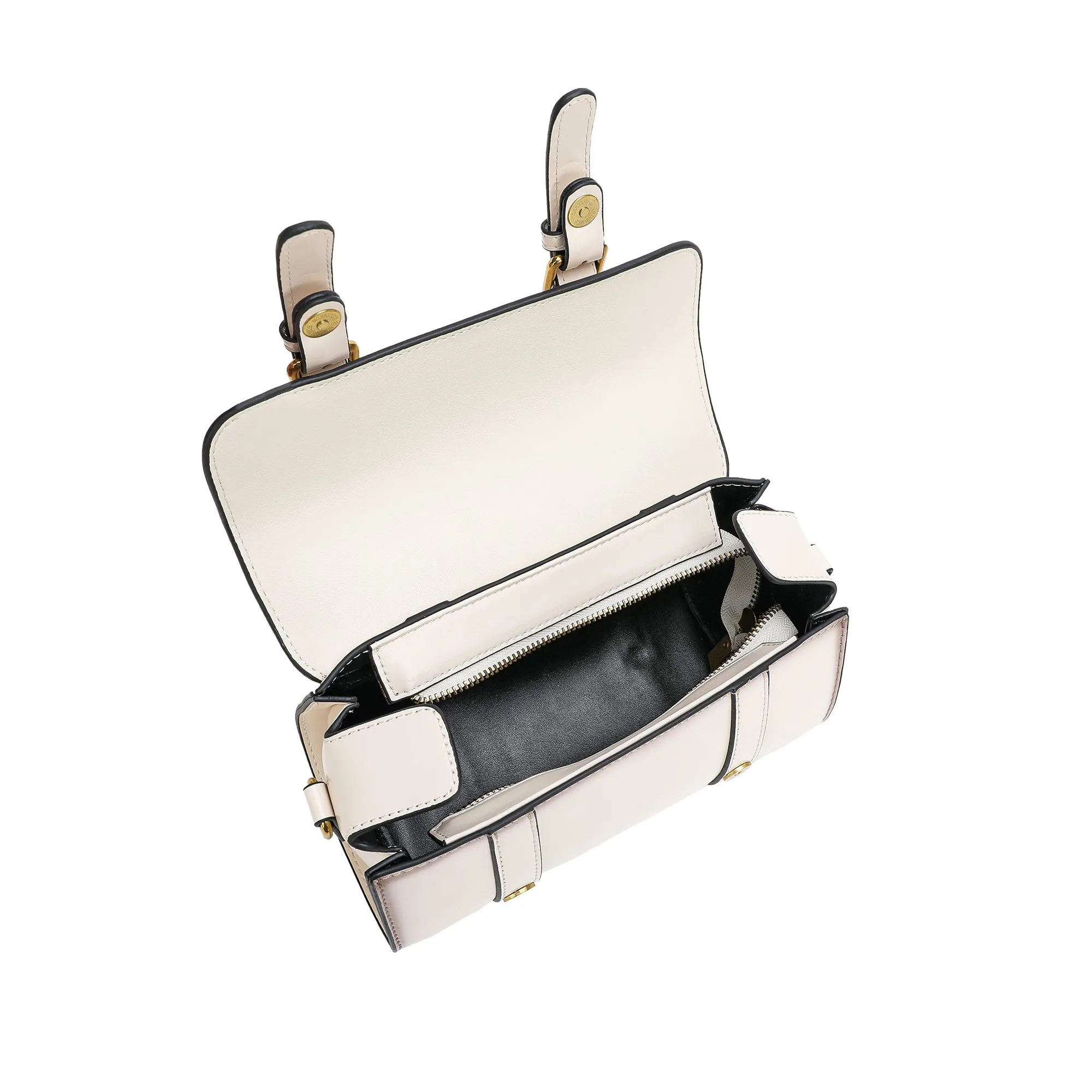 Tiffany & Fred Smooth Leather Barrel Shape Crossbow Bag