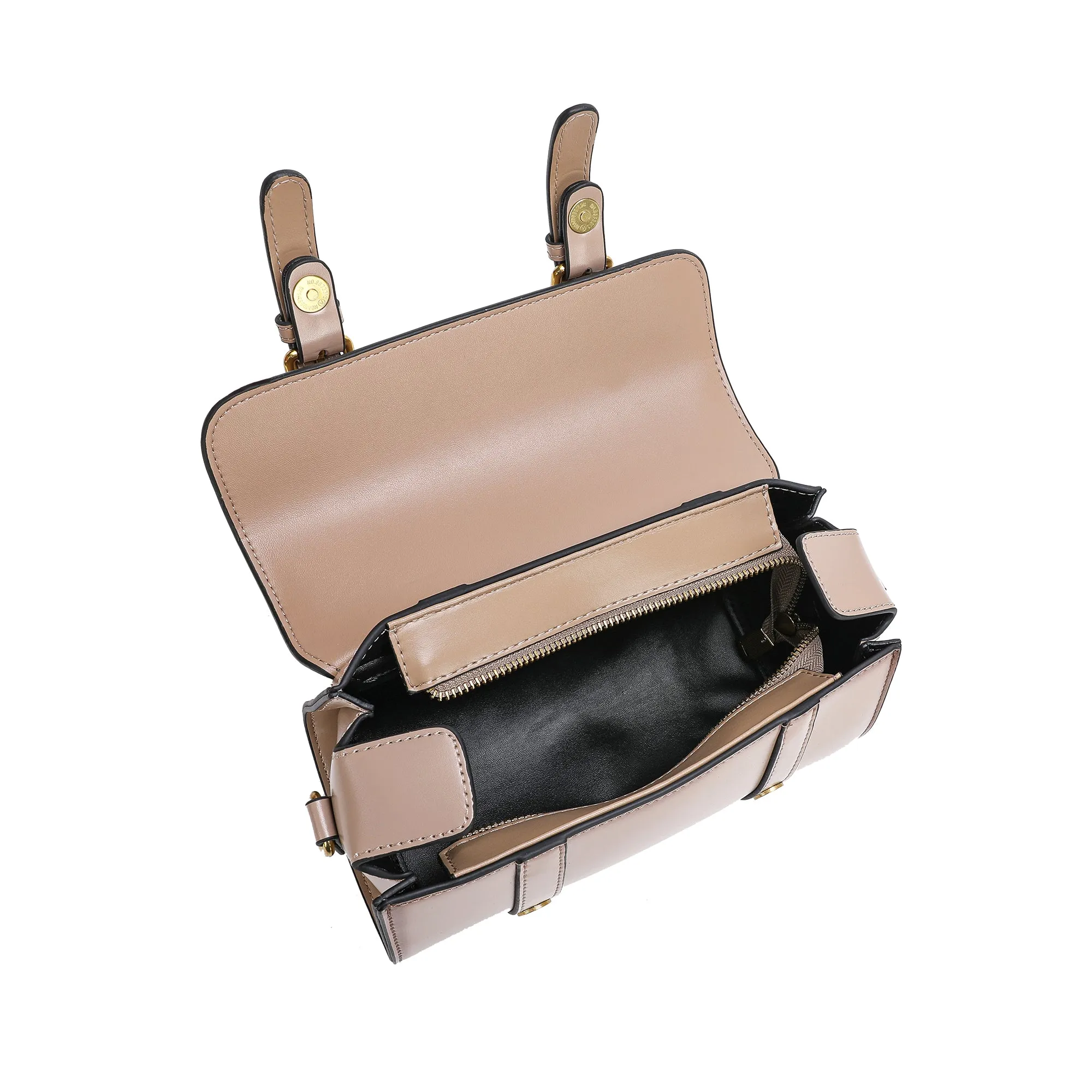 Tiffany & Fred Smooth Leather Barrel Shape Crossbow Bag