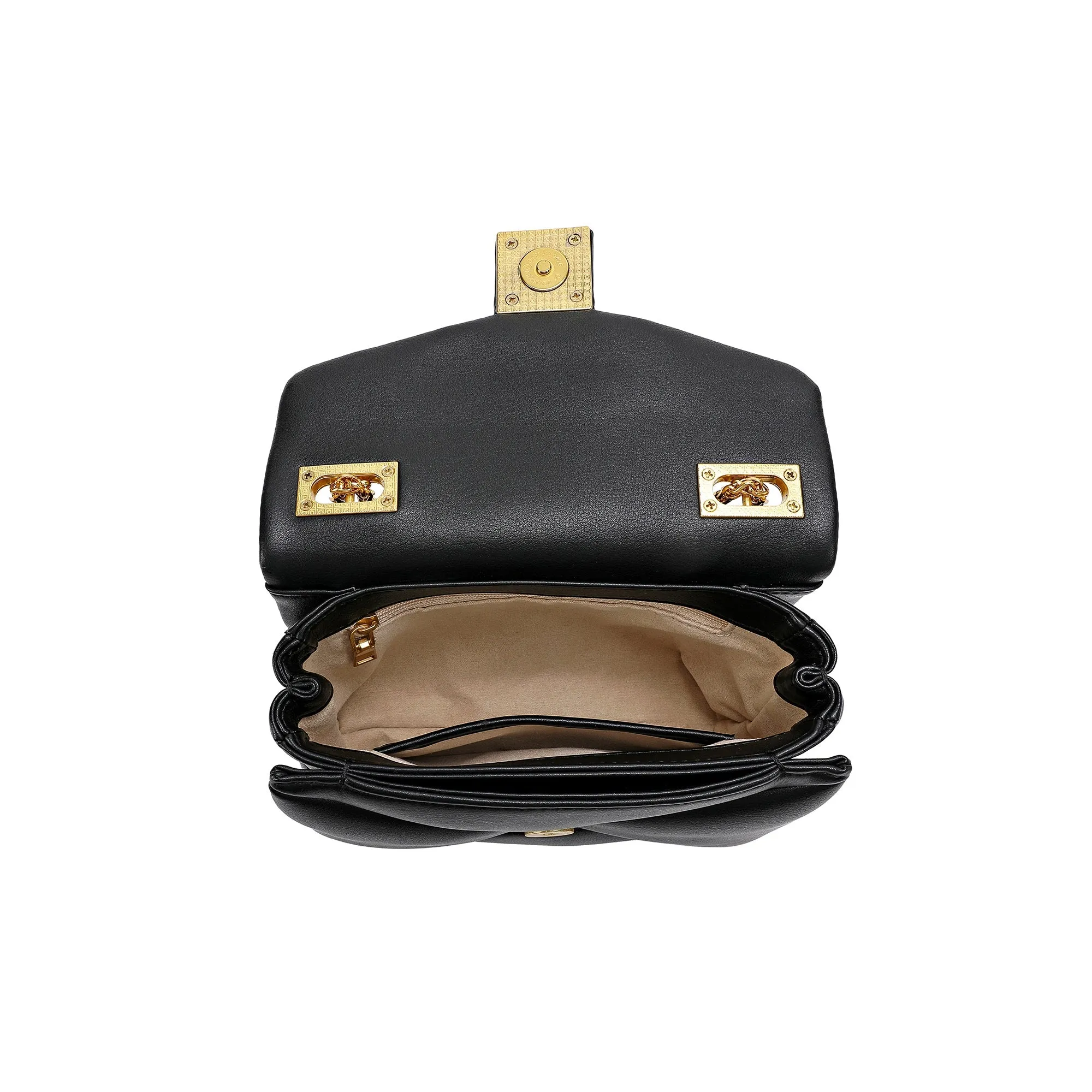 Tiffany & Fred Smooth Nappa Leather Shoulder Bag