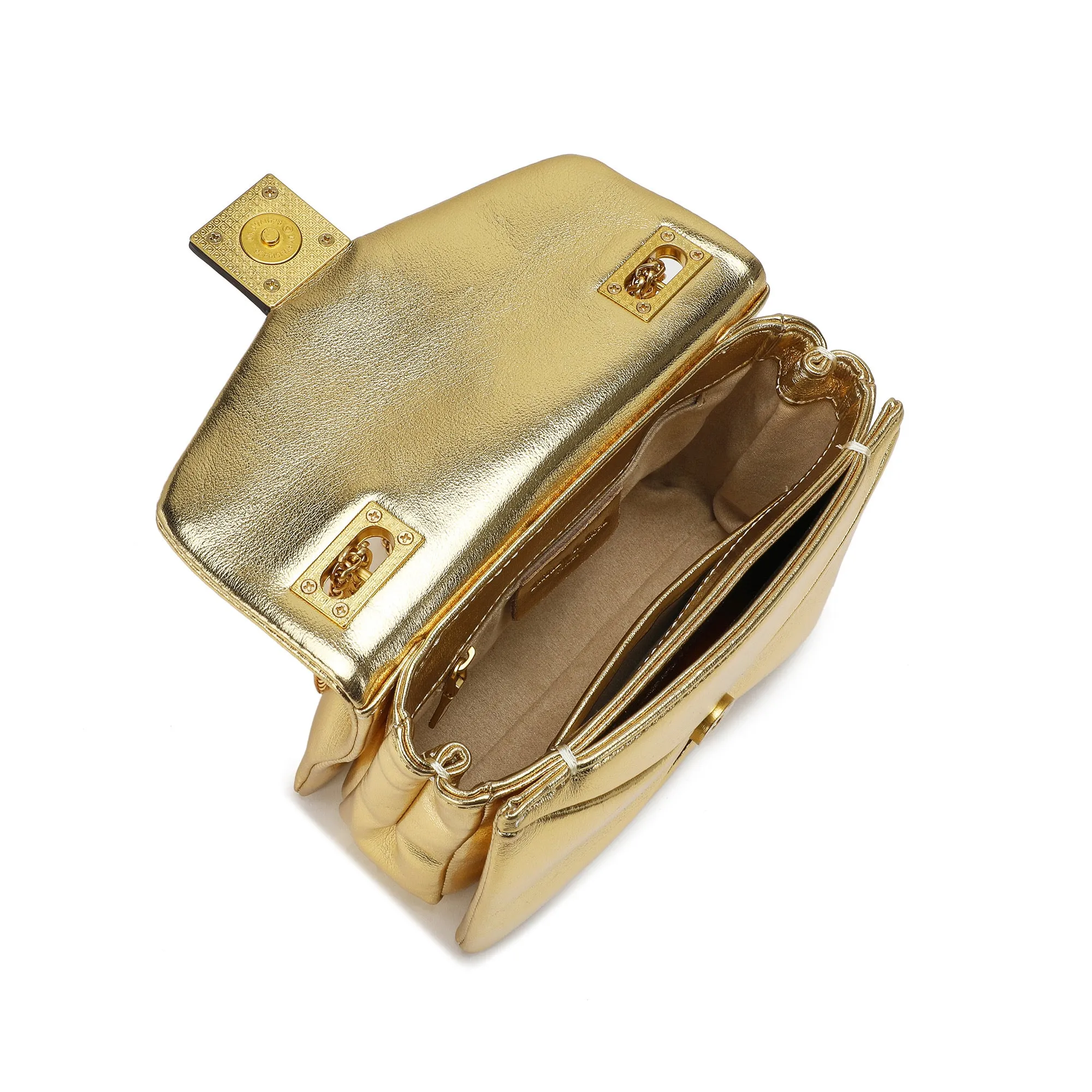 Tiffany & Fred Smooth Nappa Leather Shoulder Bag