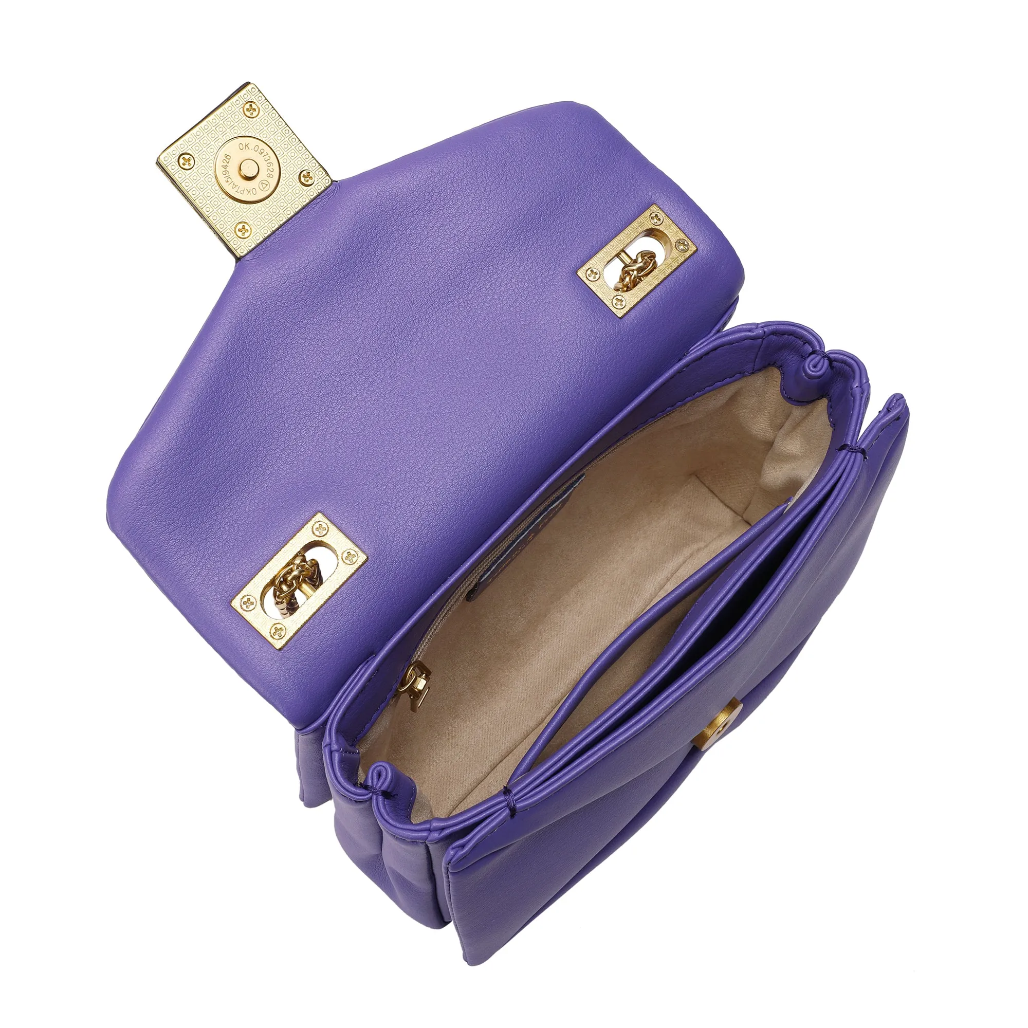 Tiffany & Fred Smooth Nappa Leather Shoulder Bag
