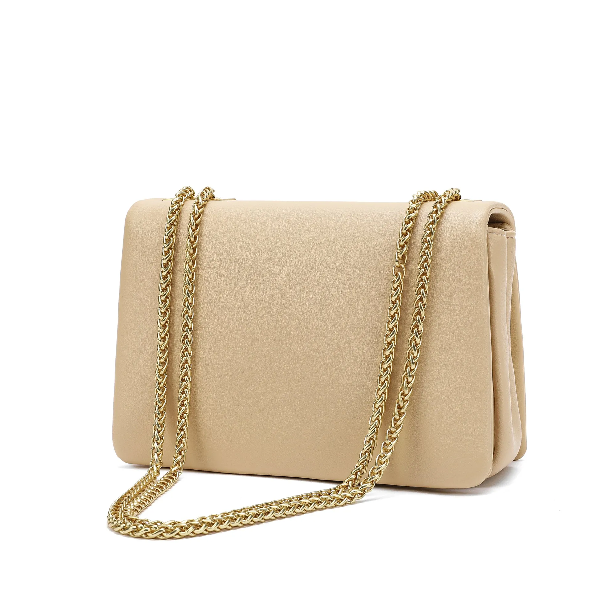 Tiffany & Fred Smooth Nappa Leather Shoulder Bag