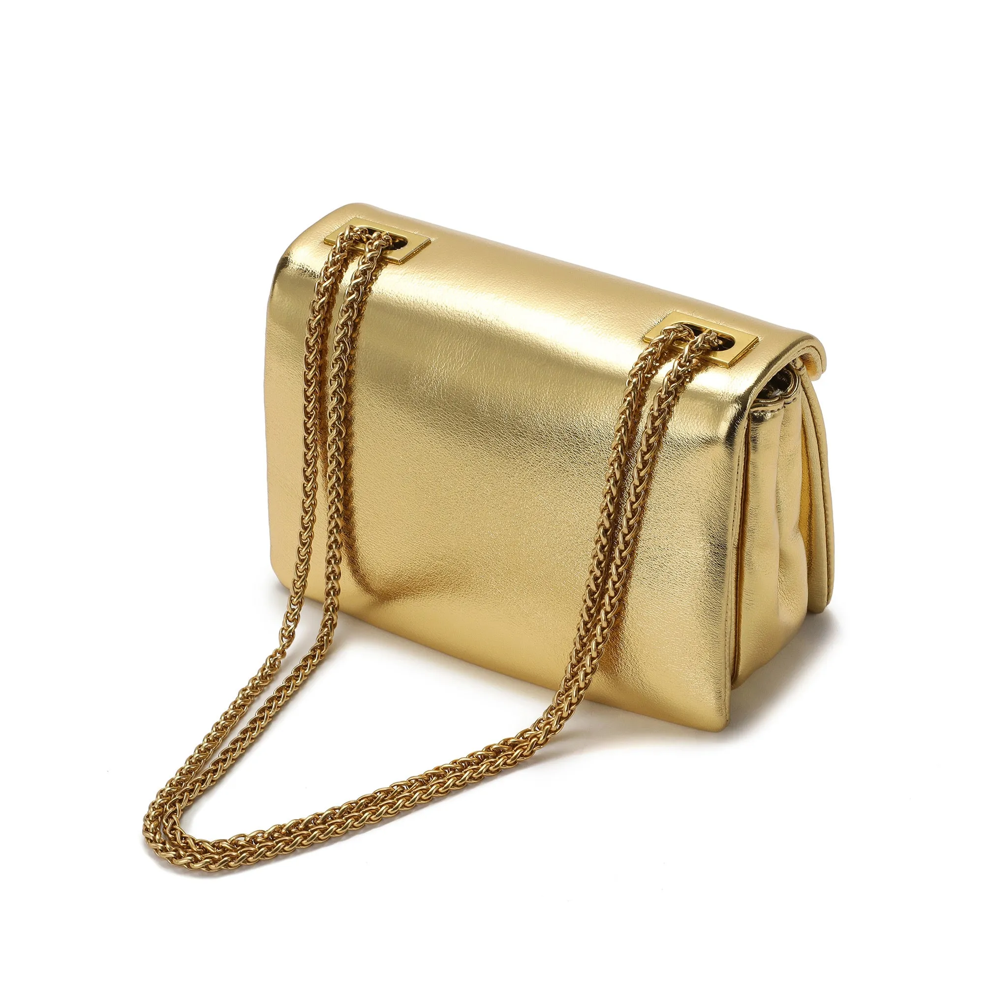 Tiffany & Fred Smooth Nappa Leather Shoulder Bag