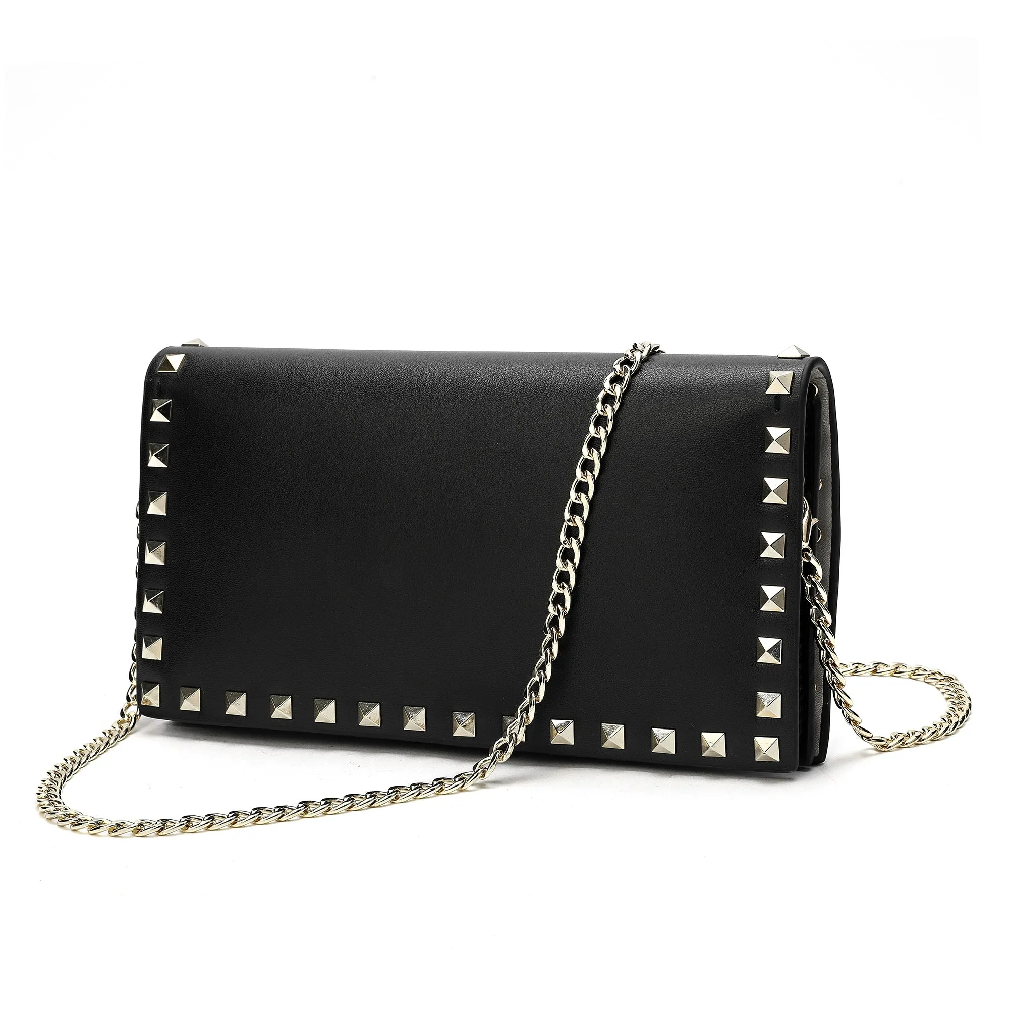 Tiffany & Fred Studded Shoulder/Clutch Bag