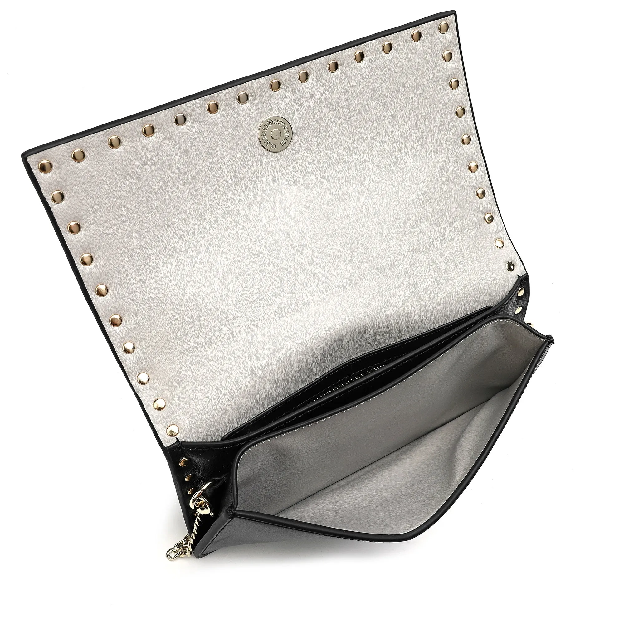 Tiffany & Fred Studded Shoulder/Clutch Bag