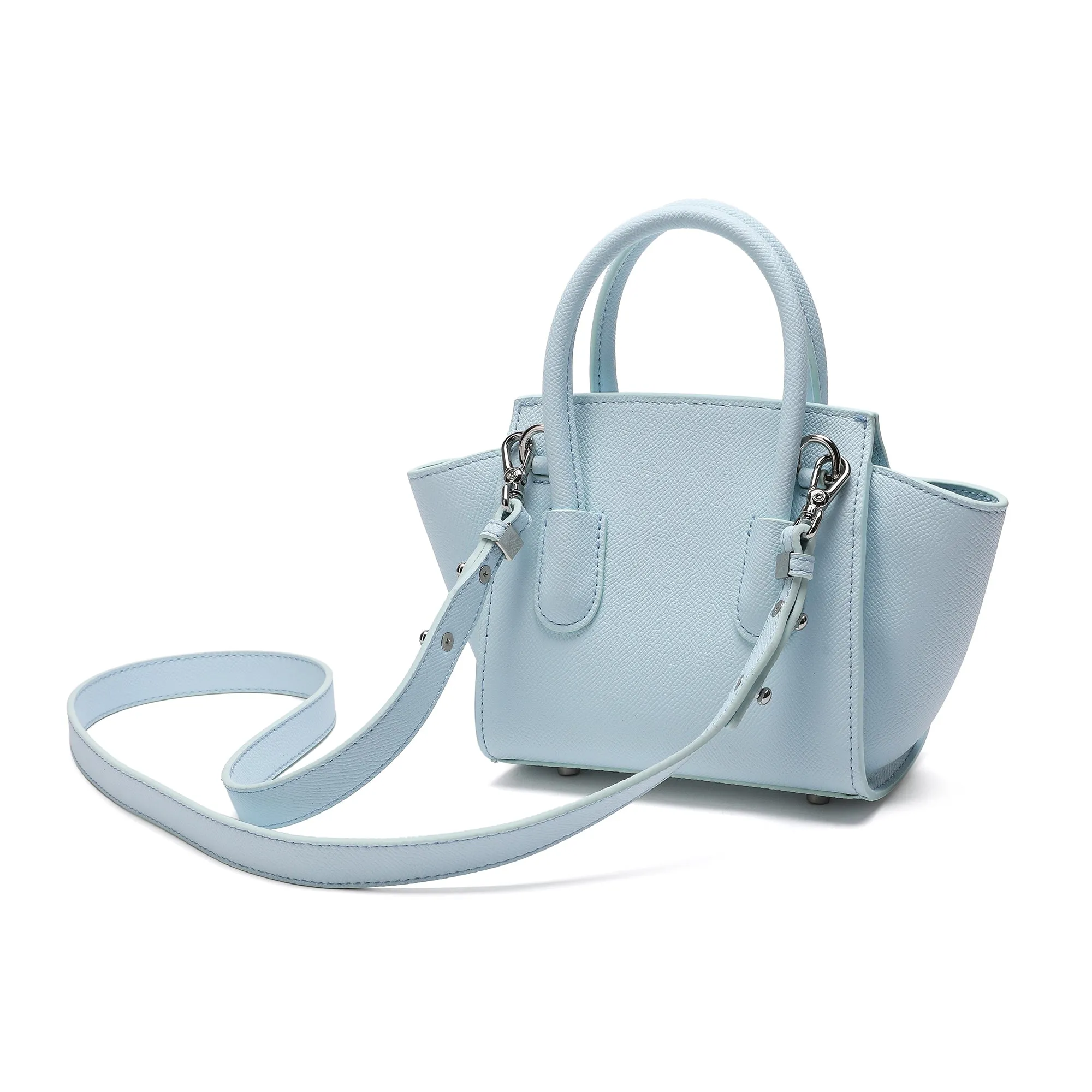 Tiffany & Fred Top-handle Full-grain Leather Bag