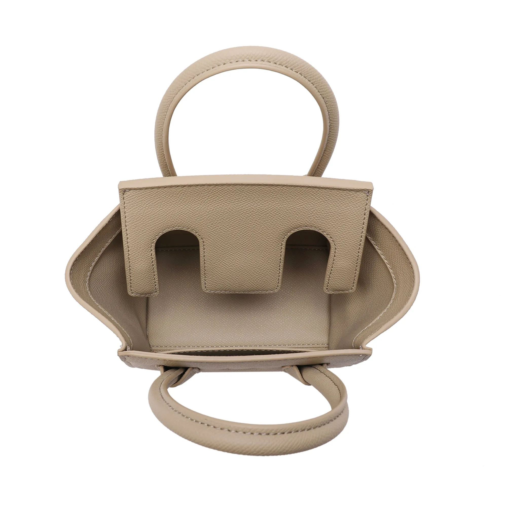 Tiffany & Fred Top-handle Full-grain Leather Bag