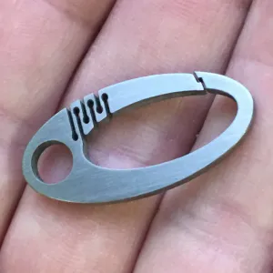Titanium Carabiner Style Clip