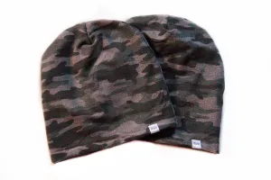 Toddler Textured Camo Slouchy Beanie