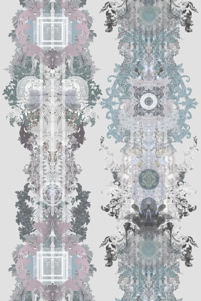 totem damask velvet fabric