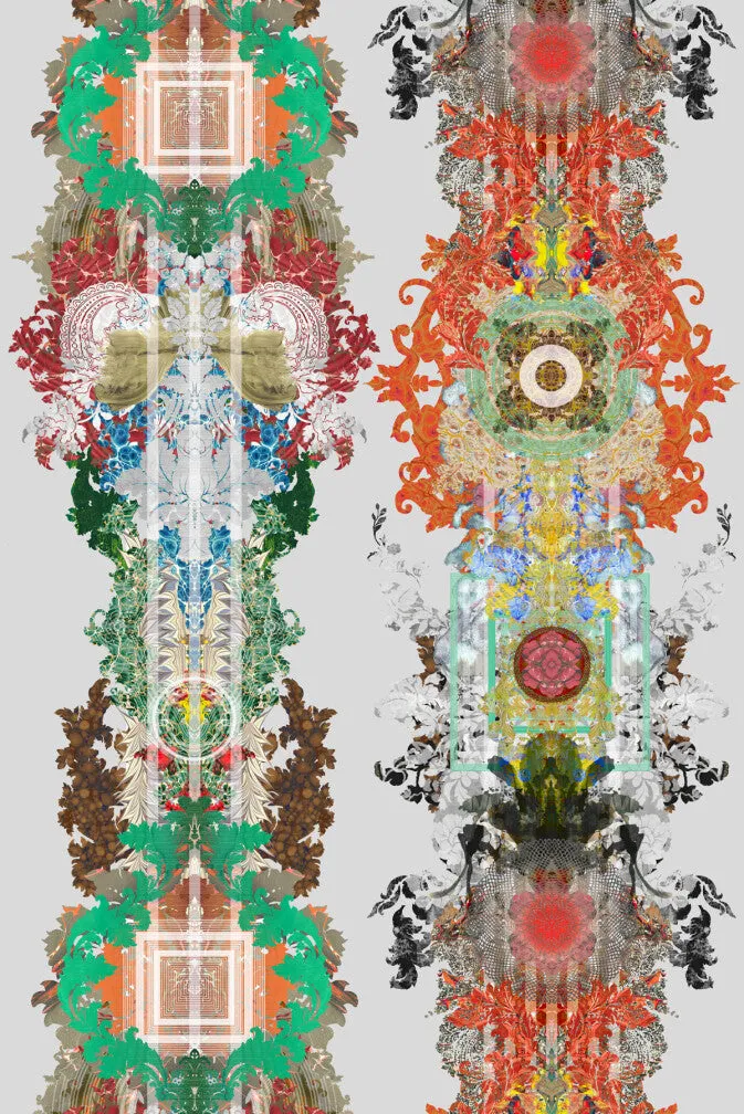 totem damask velvet fabric