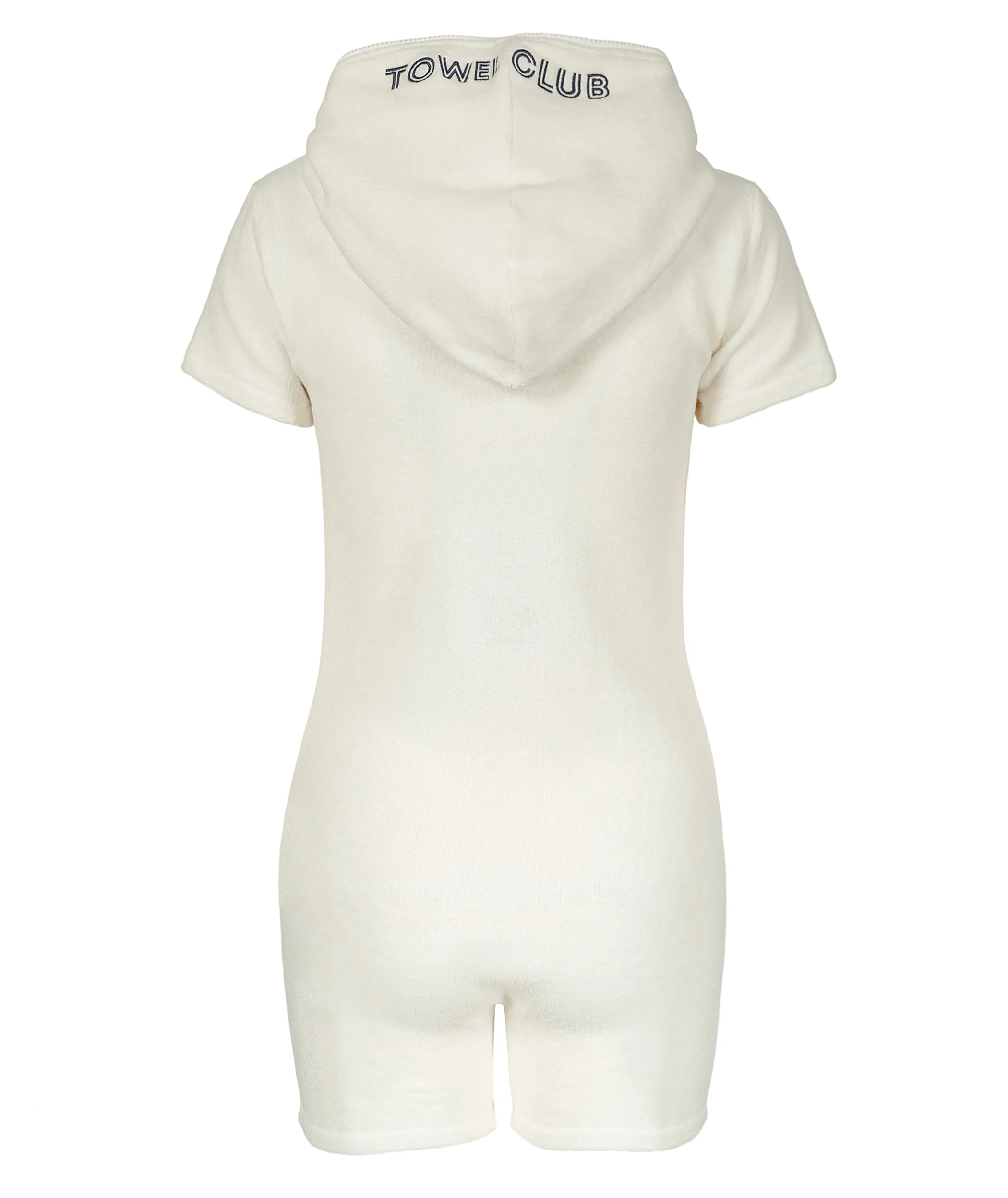 Towel Slim Jumpsuit White