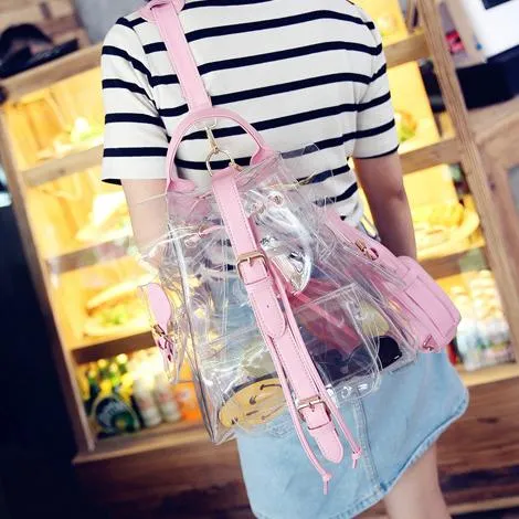 Transperant Pastel Backpack SD00596