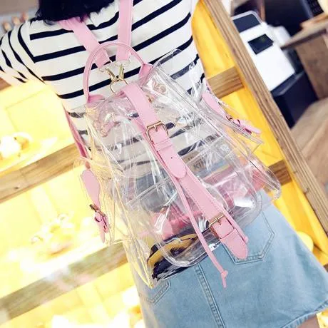 Transperant Pastel Backpack SD00596