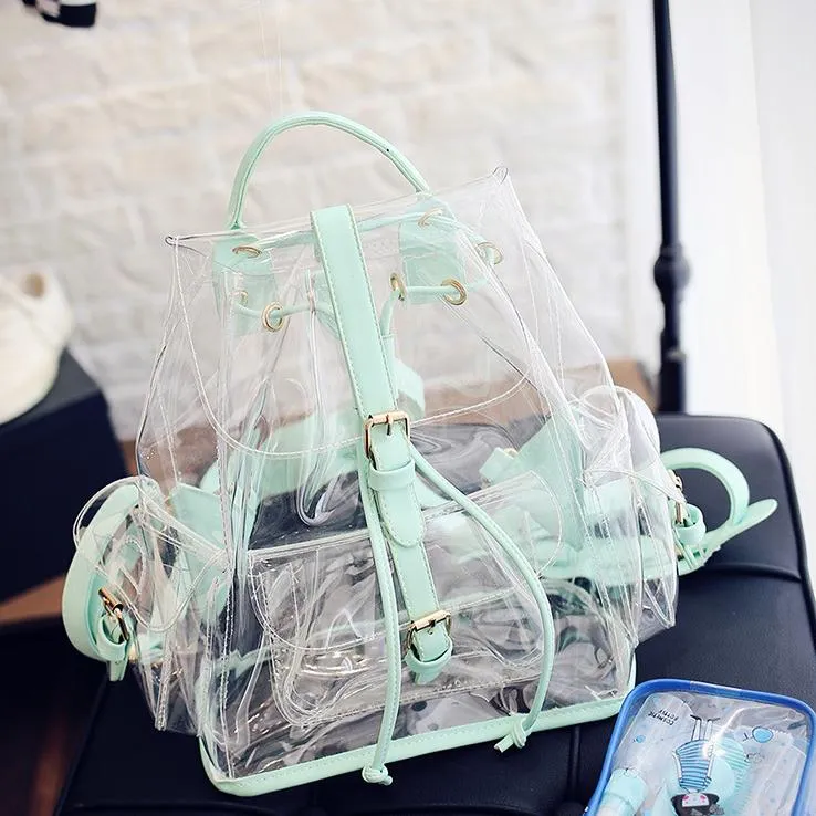 Transperant Pastel Backpack SD00596