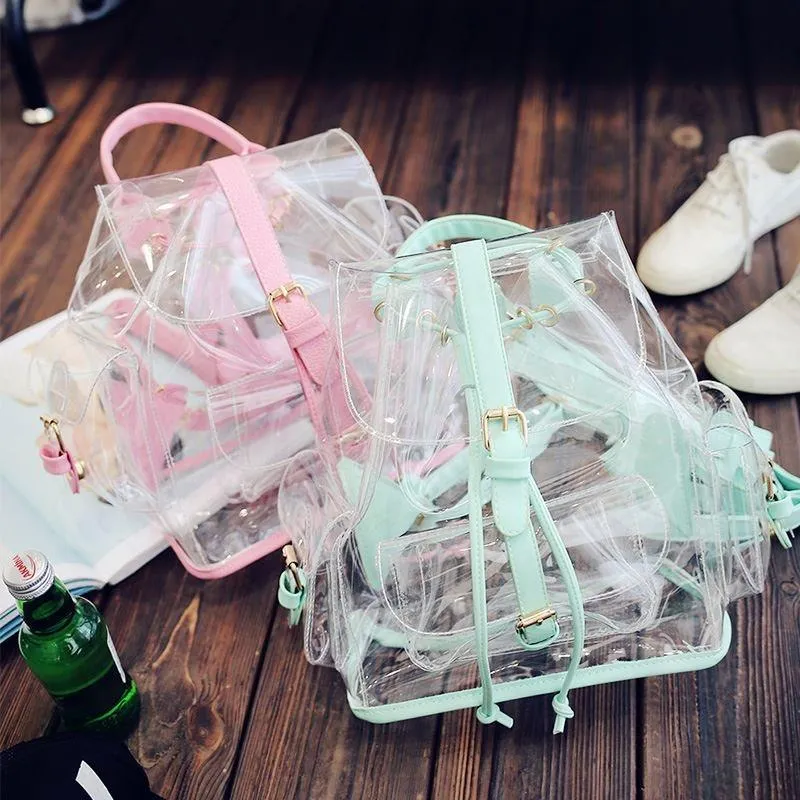 Transperant Pastel Backpack SD00596