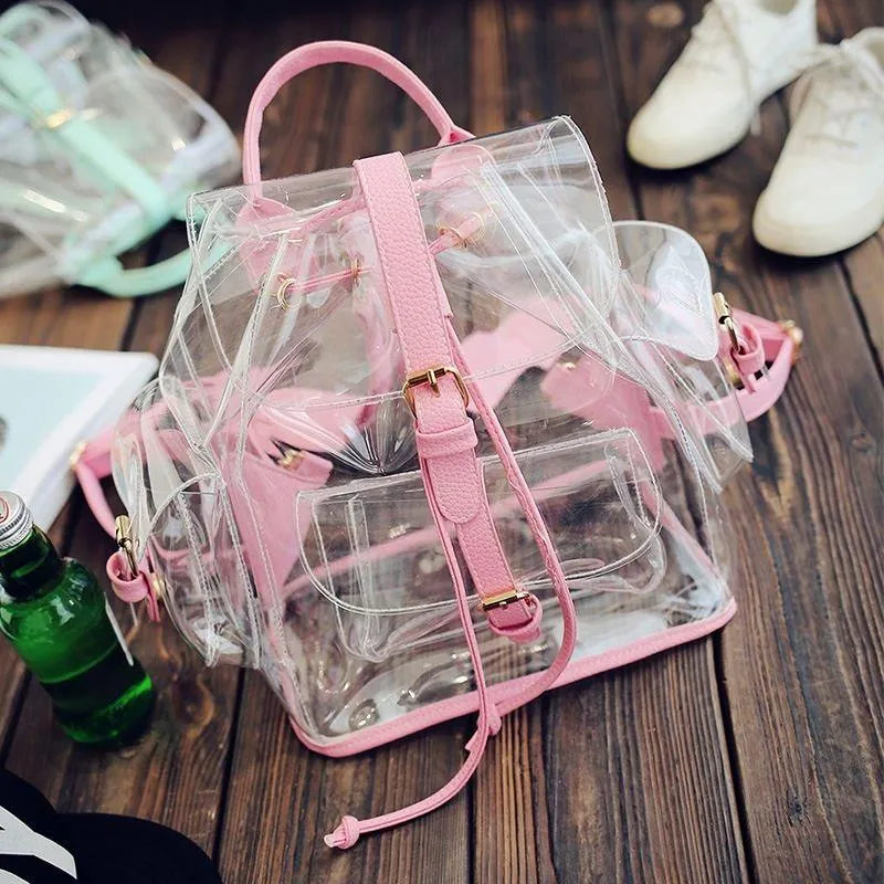 Transperant Pastel Backpack SD00596