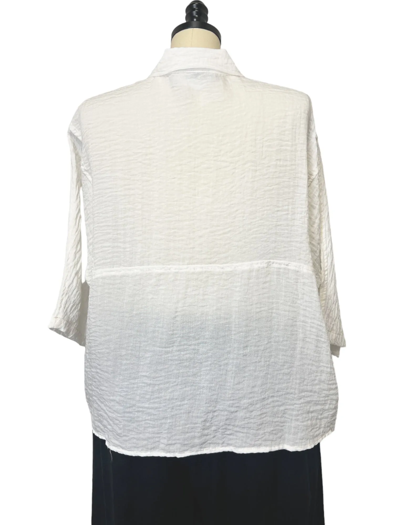 Travel Camp Shirt in Paper White