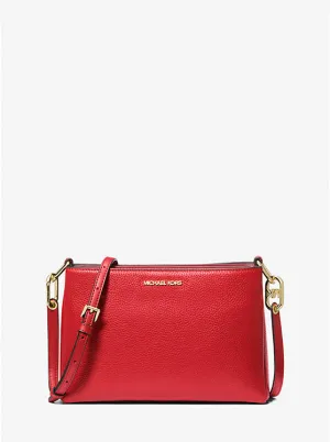 Trisha Medium Pebbled Leather Crossbody Bag