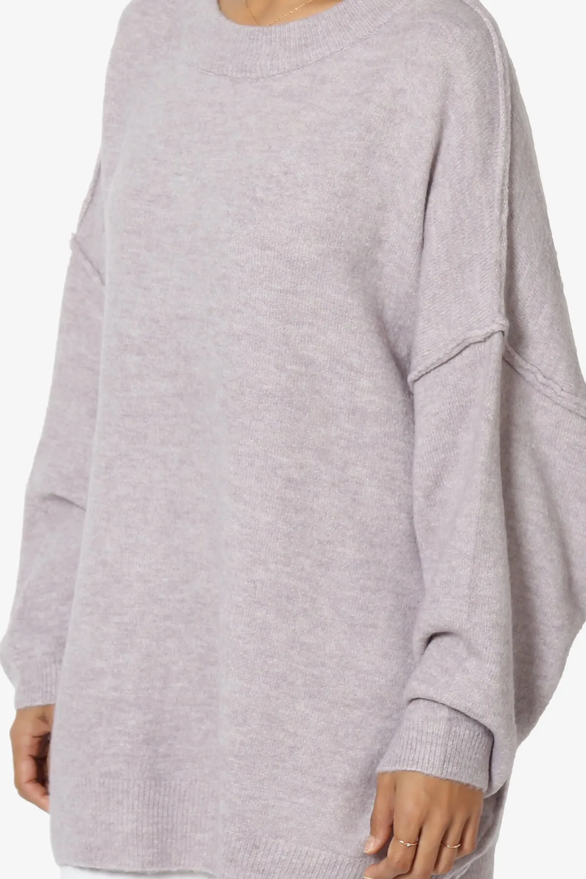 Troopa Oversized Melange Sweater PLUS
