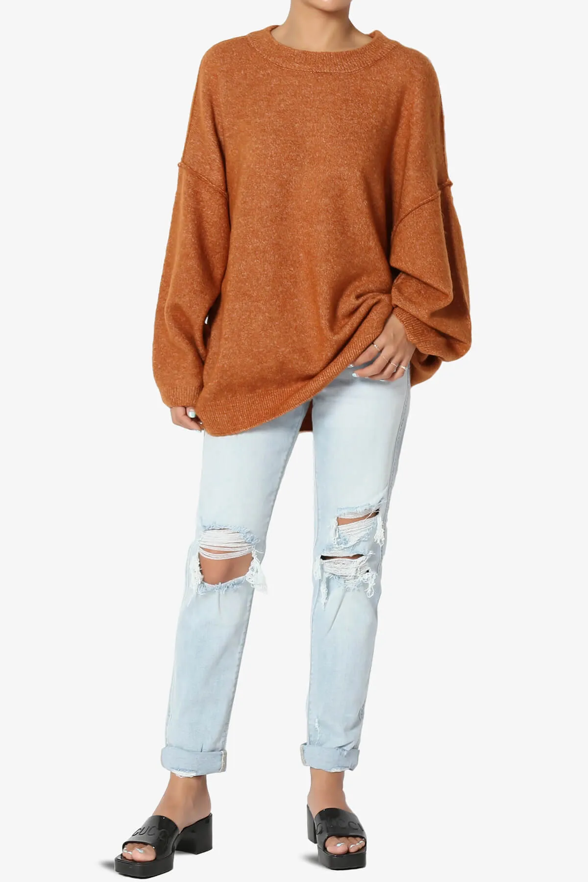 Troopa Oversized Melange Sweater