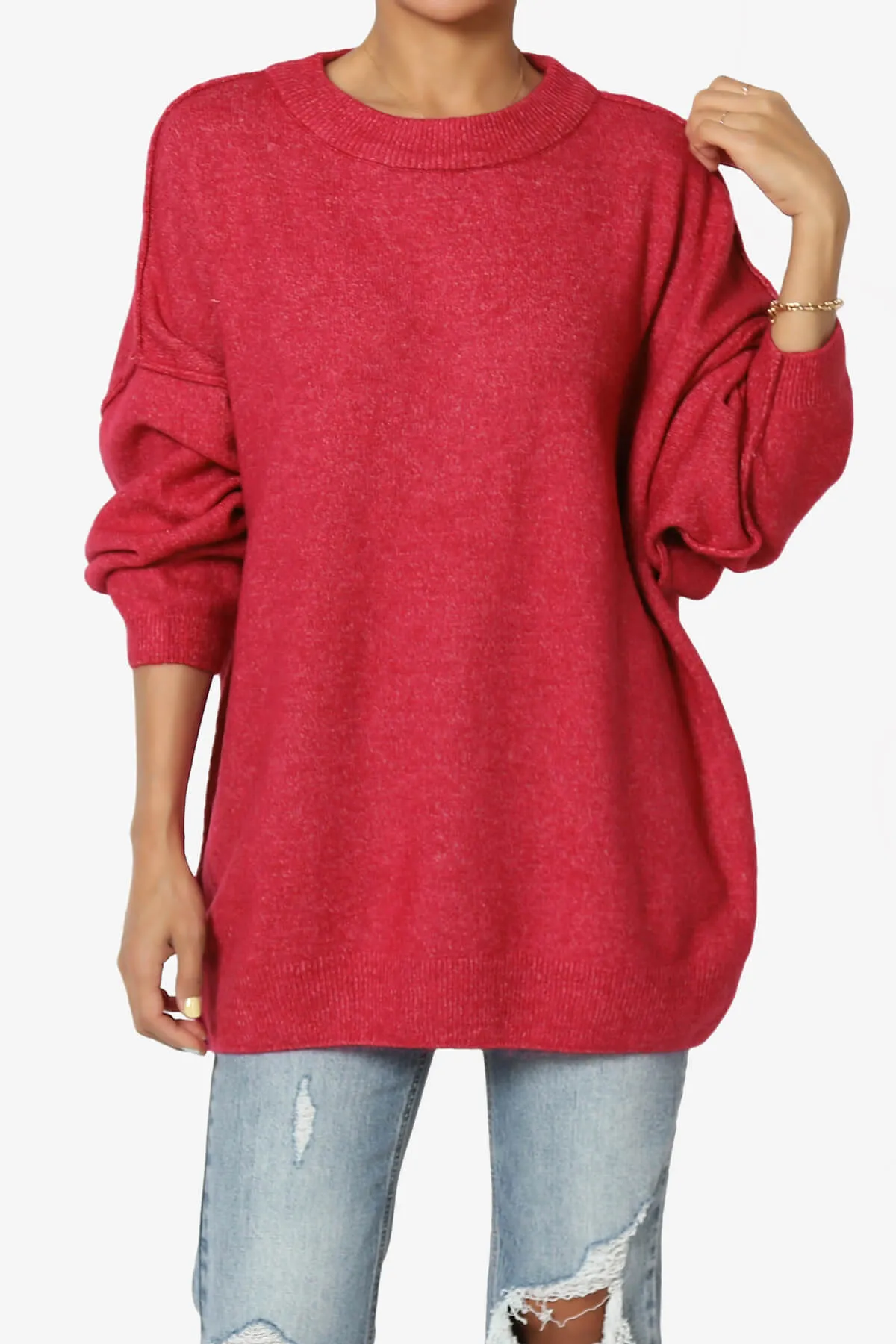 Troopa Oversized Melange Sweater