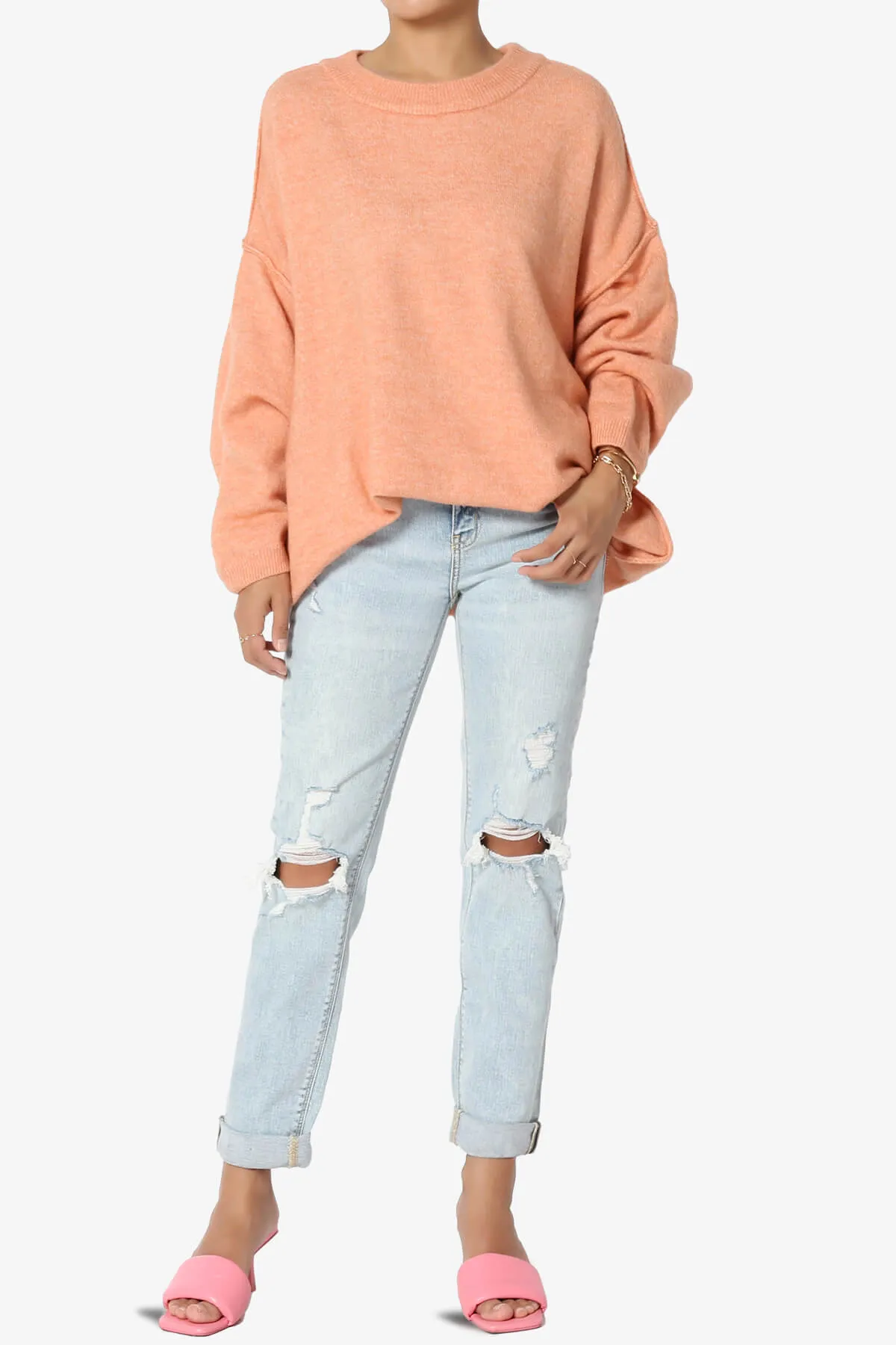 Troopa Oversized Melange Sweater