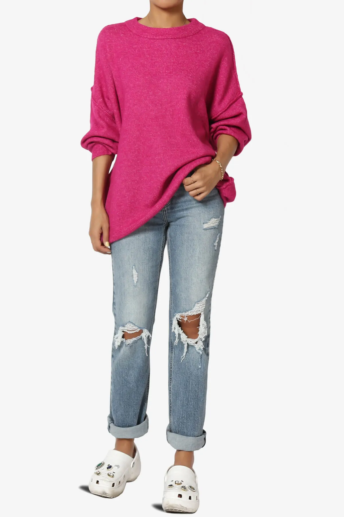 Troopa Oversized Melange Sweater