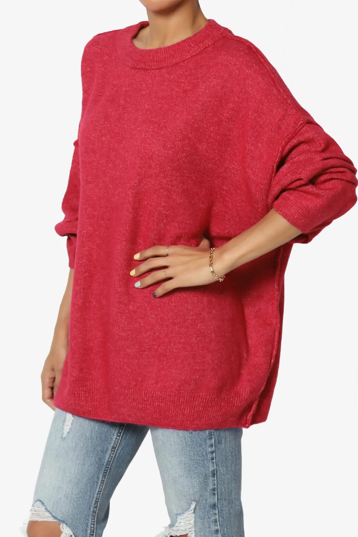 Troopa Oversized Melange Sweater