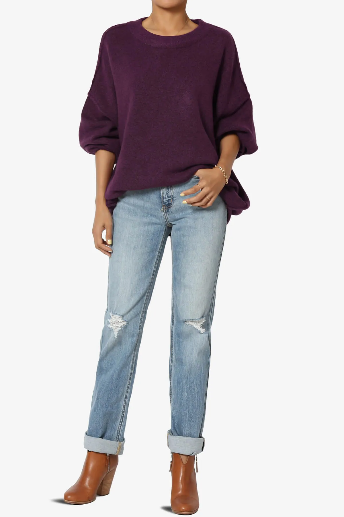 Troopa Oversized Melange Sweater