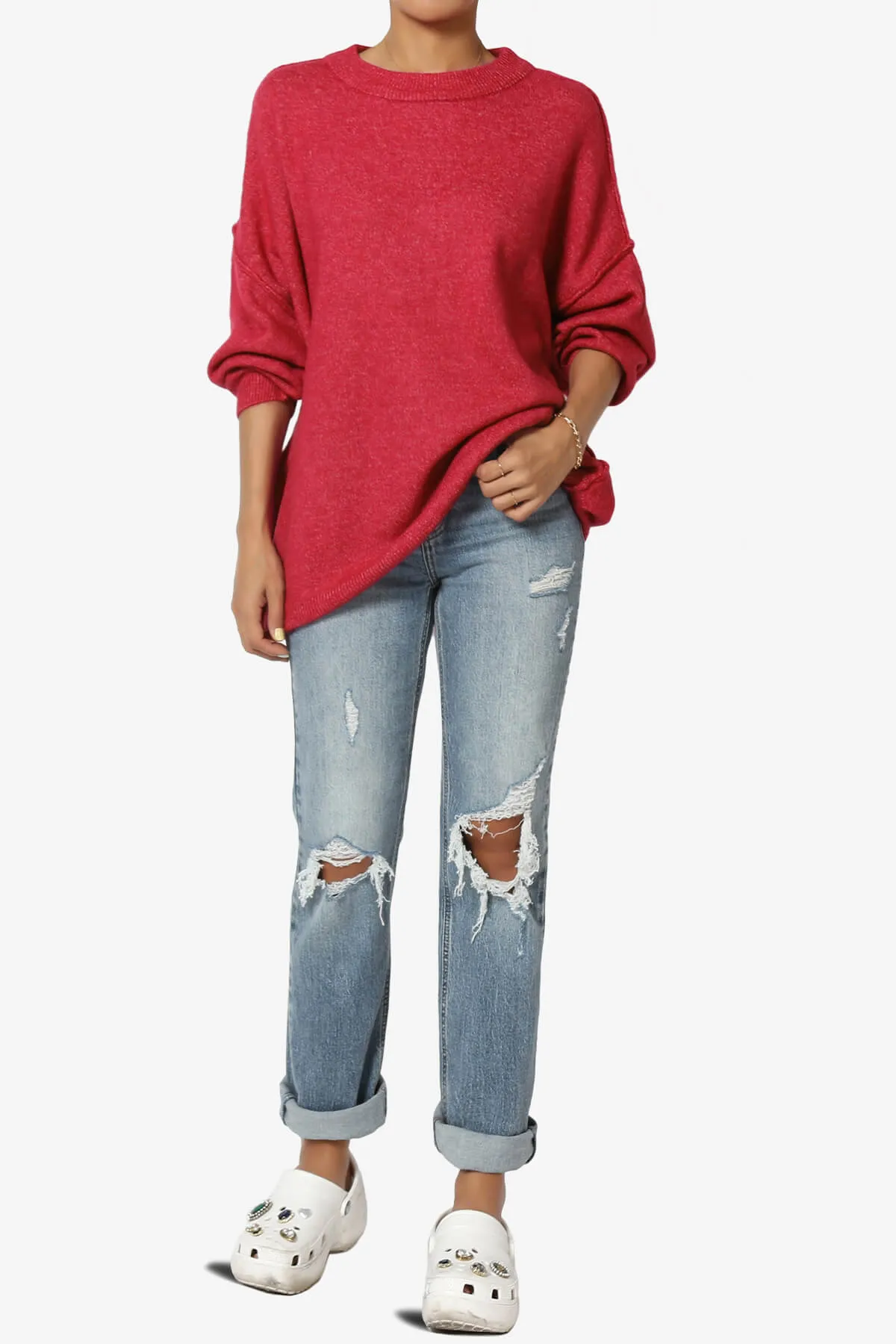 Troopa Oversized Melange Sweater