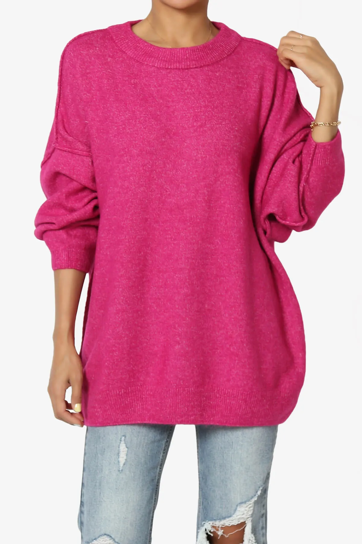 Troopa Oversized Melange Sweater