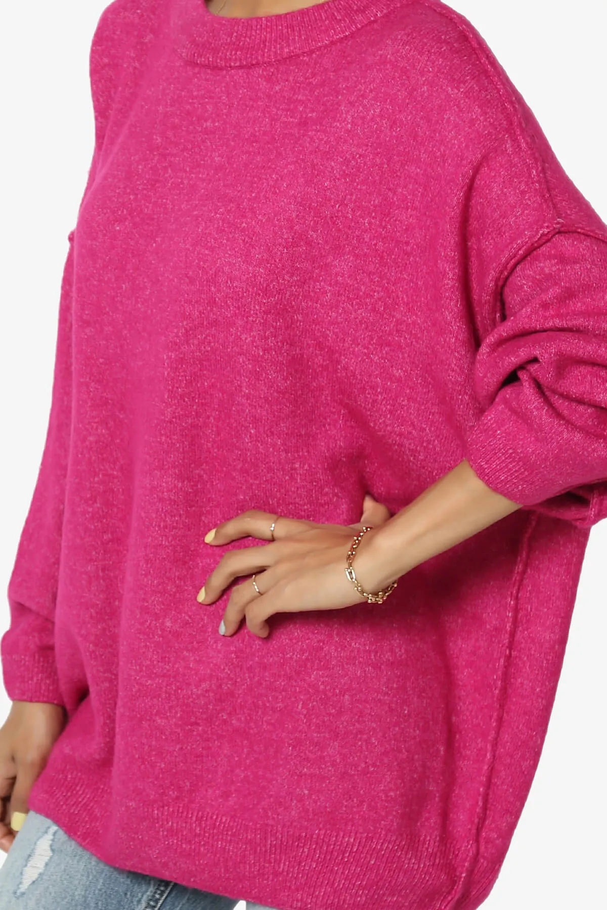 Troopa Oversized Melange Sweater