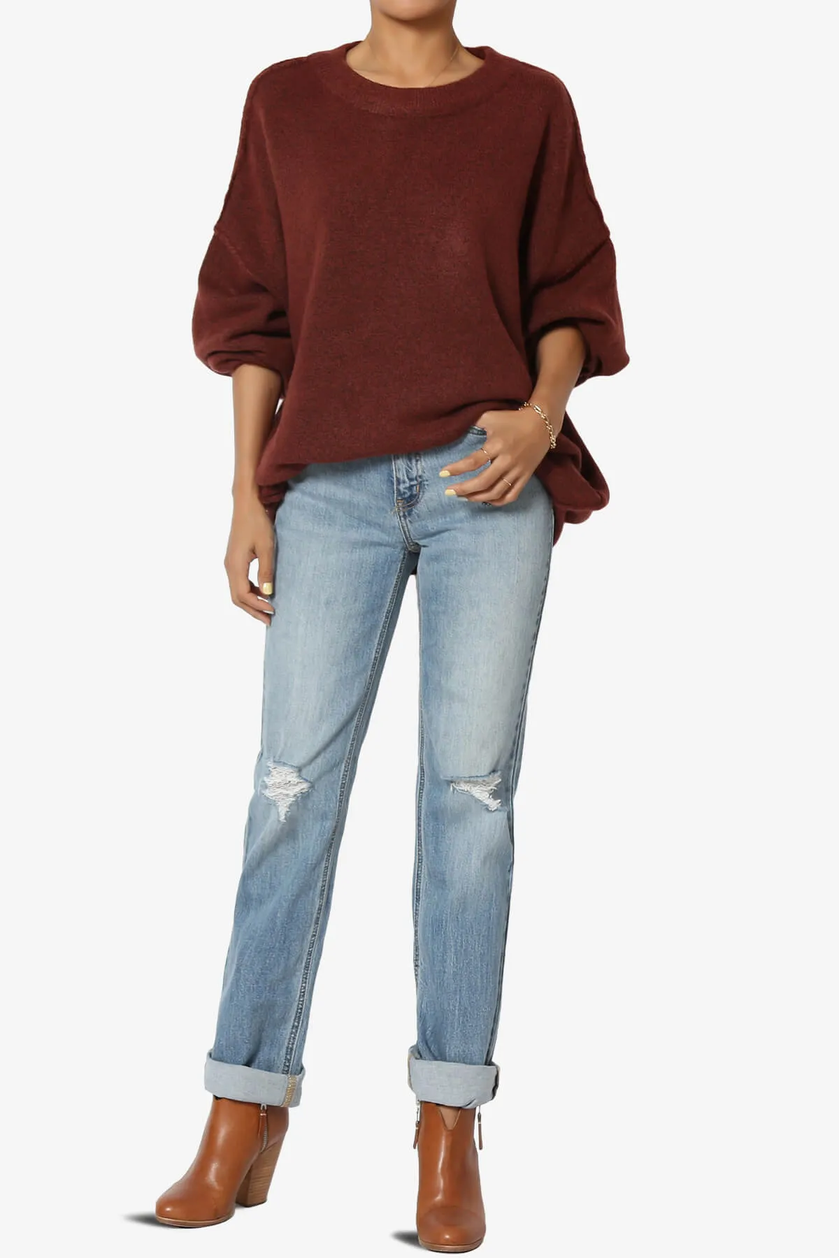 Troopa Oversized Melange Sweater
