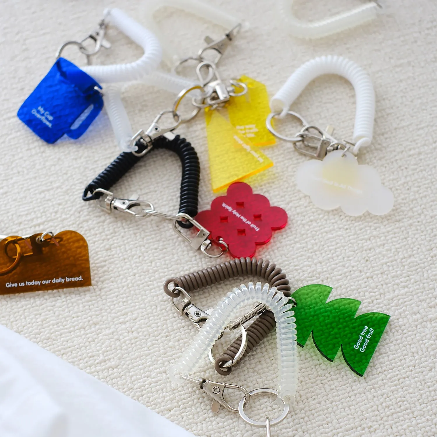 Trust God in All Things {Translucent Acrylic Keychain}