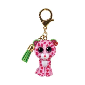 Ty Mini Boo Collectible Clip - Glamour the Pink Leopard