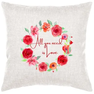Valentine Wreath Pillow Cover