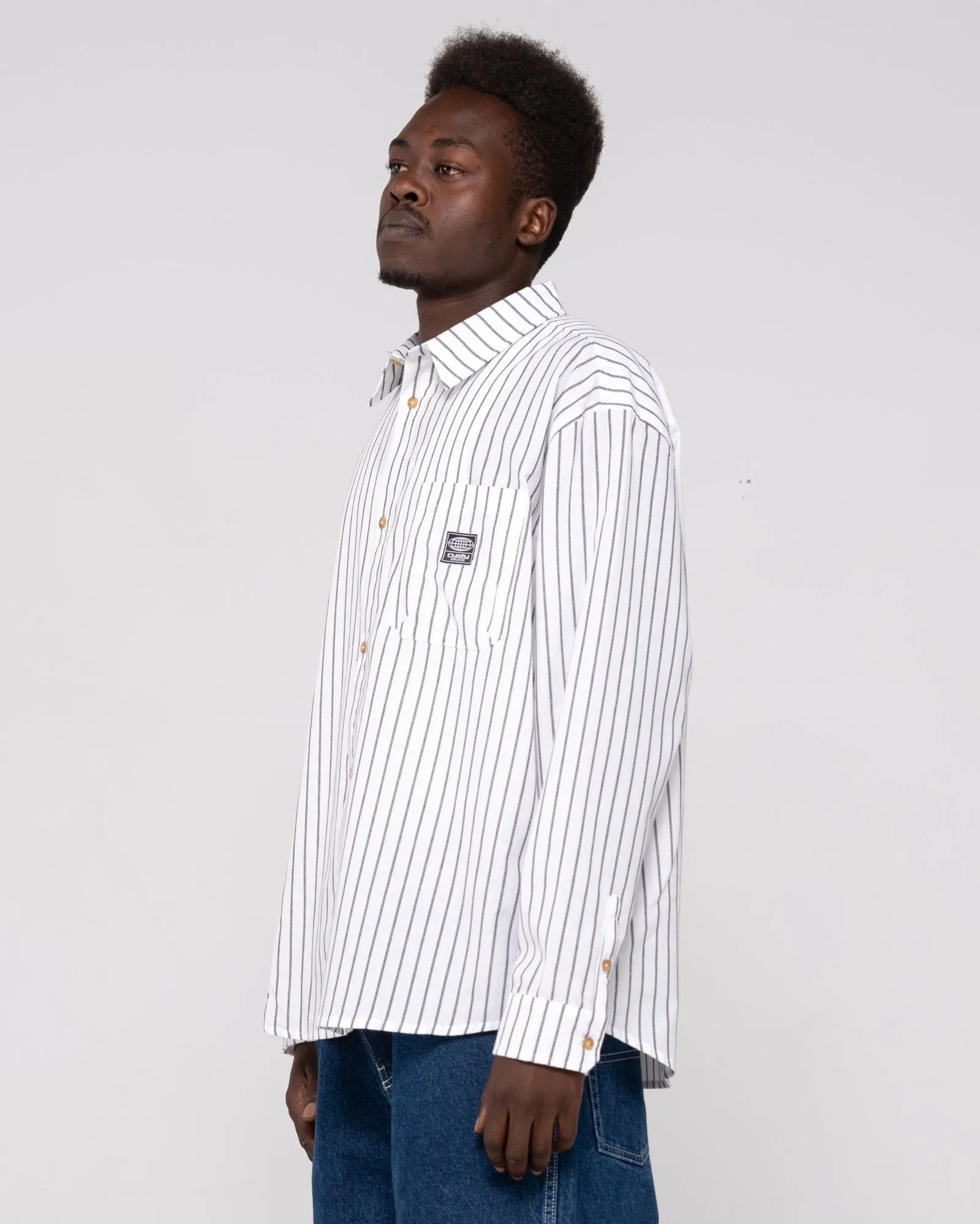 Vallejo Tech Boxy Striped Shirt