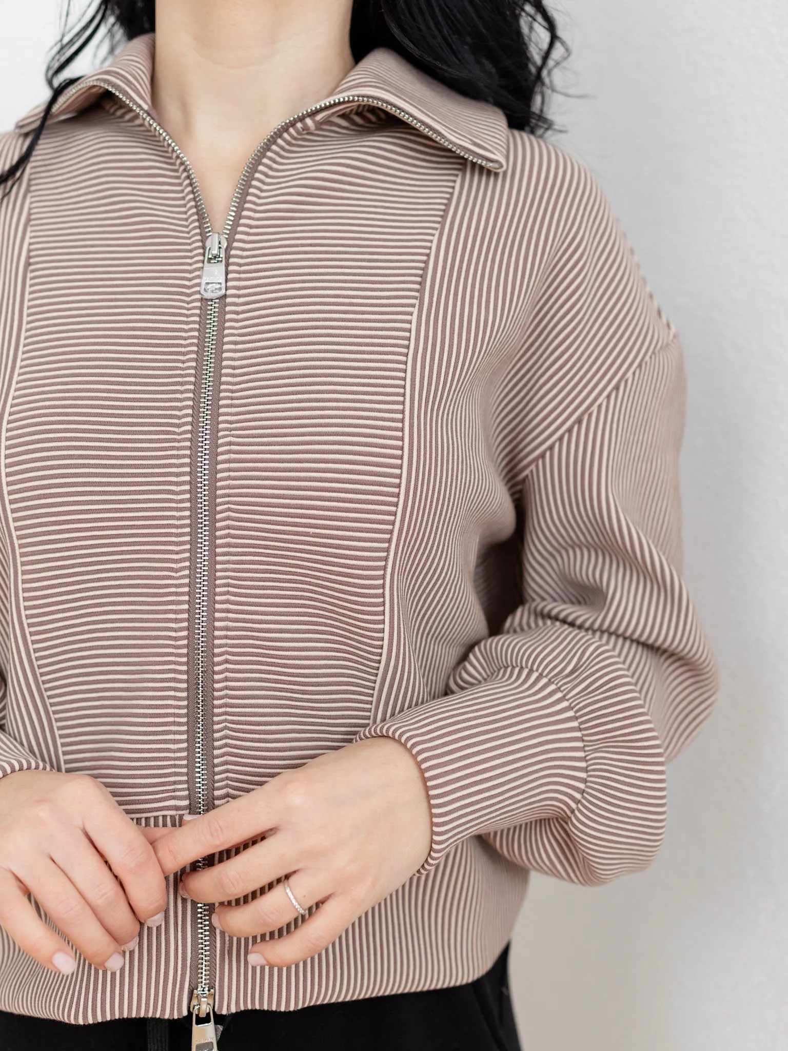 Varley Gibbs Zip Through Sweat